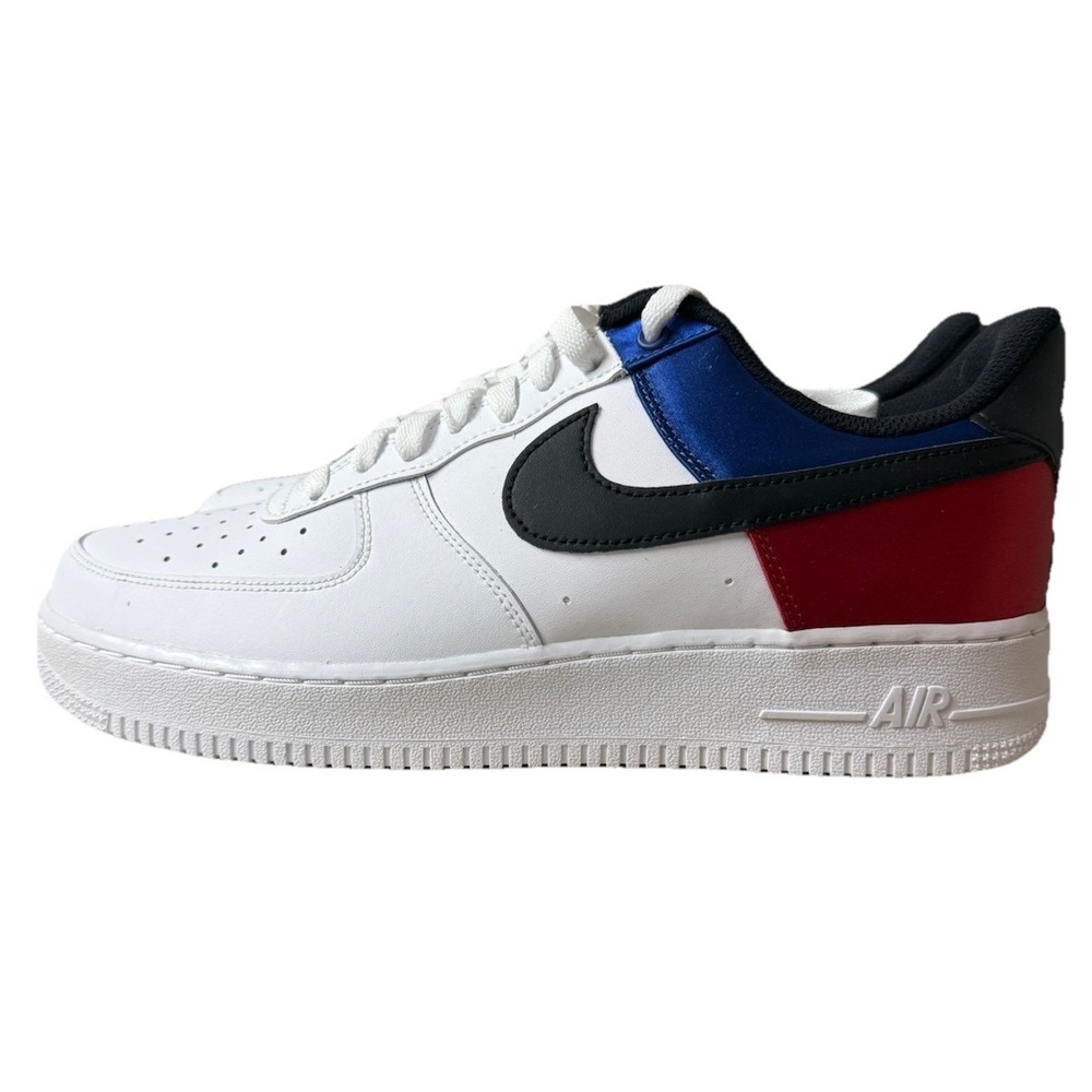 Nike Air Force 1 Low "Unite" White Red Blue Satin | CW7010-100 Men Size 11